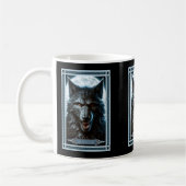 Die Werwolf-Tarot-Karte Kaffeetasse (Links)