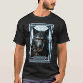Die Werwolf-Tarot-Karte T-Shirt (Vorderseite)
