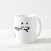 Die wesentliche Katze - Designer-Tasse für den Kaffeetasse (VorderseiteRechts)