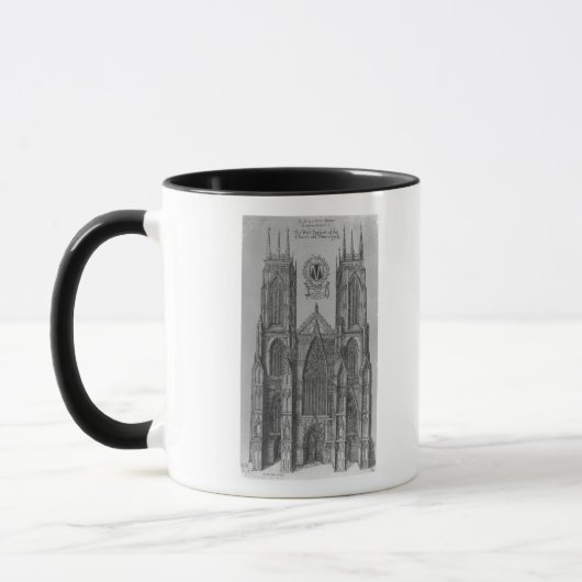 Die Westaussicht der Kirche von St Peter Tasse (Links)