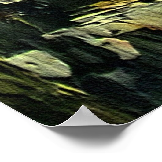 Die Western-Mauer in Jerusalem Poster (Ecke)