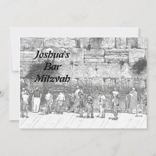 Die Western-Mauer, Jerusalem (Vorderseite)