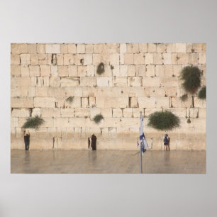 Die Western-Mauer, Jerusalem Poster