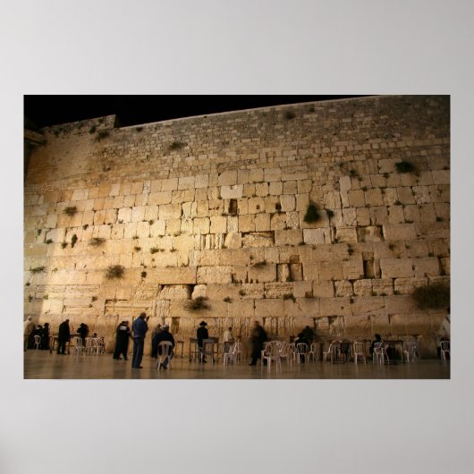Die Western-Mauer, Jerusalem Poster (Vorne)