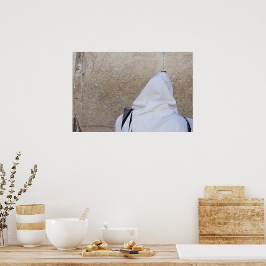 Die Western-Mauer, Jerusalem Poster (Küche)