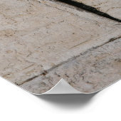 Die Western-Mauer, Jerusalem Poster (Ecke)