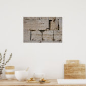 Die Western-Mauer, Jerusalem Poster (Küche)