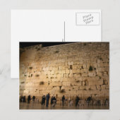 Die Western-Mauer (Kotel), Jerusalem Postkarte (Vorne/Hinten)