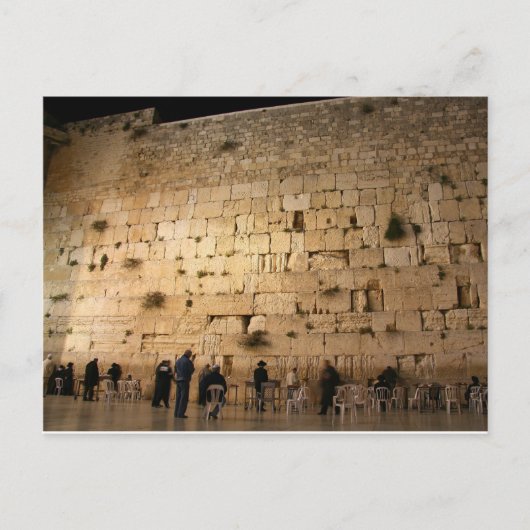 Die Western-Mauer (Kotel), Jerusalem Postkarte (Vorderseite)
