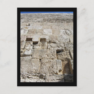 Die Western-Mauer Postkarte