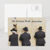 Die Western-Wand - Jerusalem Postkarte (Vorne/Hinten)