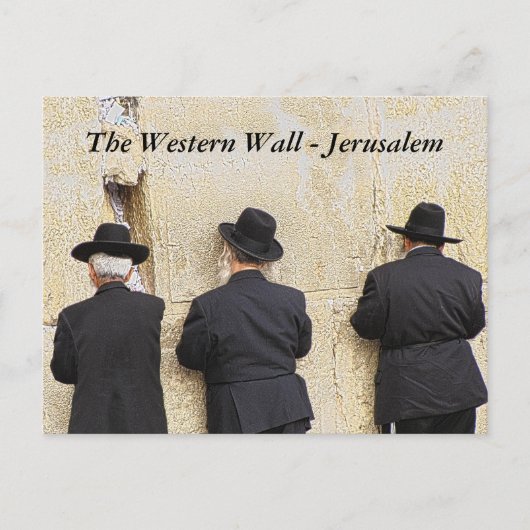 Die Western-Wand - Jerusalem Postkarte (Vorderseite)