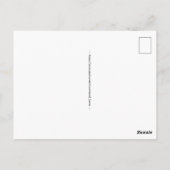 Die Westindien-Karte als Postkarte (Rückseite)