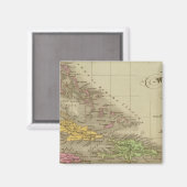 Die Westindischen Inseln Magnet (Vorderseite/Rückseite)