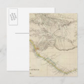 Die Westküste Afrikas Postkarte (Vorne/Hinten)