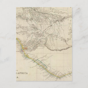 Die Westküste Afrikas Postkarte