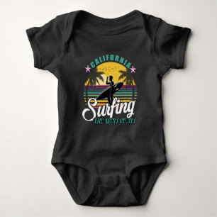 Die Westküste - Kalifornien - SurfBaby Bodysuit Baby Strampler