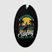 Die Westküste - Kalifornien - Surfen Ornament (Vorderseite)