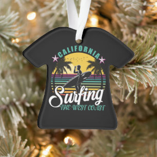 Die Westküste - Kalifornien - Surfen Ornament