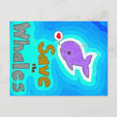 Die Whales-Postkarten gerettet Postkarte (Vorderseite)
