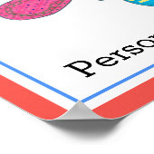 Die Whimsical Bug Art Liebe Schöne Insekten Poster (Ecke)