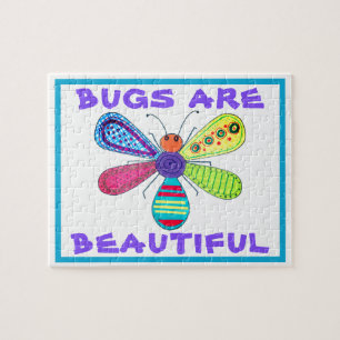 Die Whimsical Bug Art Liebe Schöne Insekten Puzzle