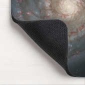 Die Whirlpool-Galaxie (M51) und die Begleitgalaxie Mousepad (Ecke)
