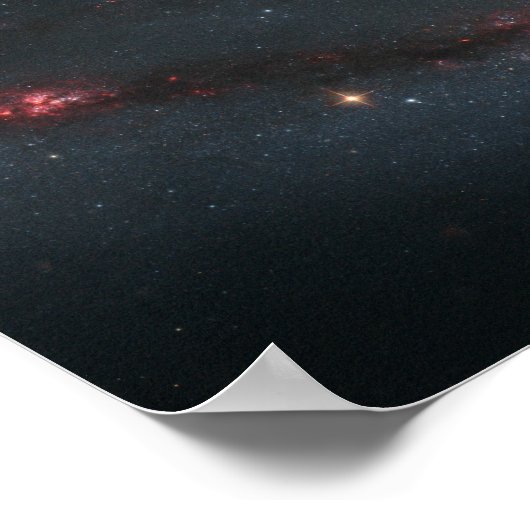 Die Whirlpool-Galaxie Poster (Ecke)