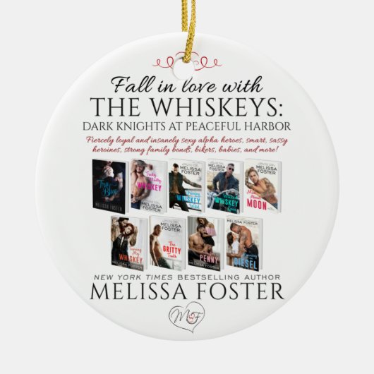 Die Whiskeys-Keramik Keramik Ornament (Vorne)