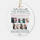 Die Whiskeys-Keramik Keramik Ornament (Links)