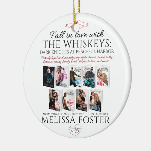 Die Whiskeys-Keramik Keramik Ornament (Links)