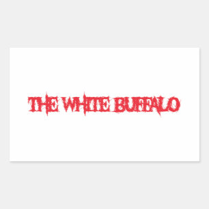 die White Buffalo Band Rechteckiger Aufkleber