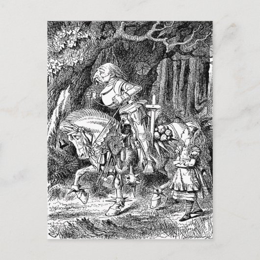 Die White Knight Postkarte (Vorderseite)