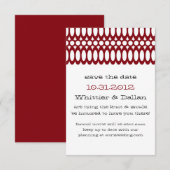Die Whittier-Bekanntmachung Save The Date (Vorne/Hinten)