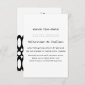 Die Whittier-Bekanntmachung Save The Date (Vorne/Hinten)