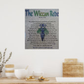 Die Wiccan-Rede-Leinwand Poster (Küche)
