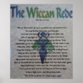 Die Wiccan-Rede-Leinwand Poster (Vorne)