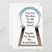 Die wichtigste Jubiläumskarte Feiertagskarte (Vorne/Hinten)