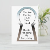 Die wichtigste Jubiläumskarte Feiertagskarte (Stehend Vorderseite)