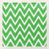 Die wichtigsten Limonen Chevrons der südlichen Hüt Glasuntersetzer (Vorderseite)