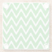 Die wichtigsten Limonen Chevrons der südlichen Hüt Glasuntersetzer (Rückseite)