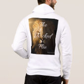 Die Wicked Flee Sprichwörter 28:1 KJV Full-Zip Men Hoodie (Rückseite)