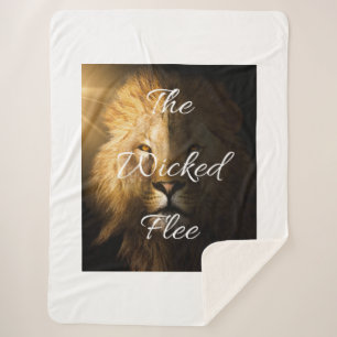 Die Wicked Flee Sprichwörter 28:1 KJV Sherpadecke