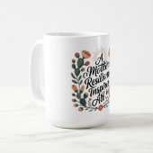 Die Widerstandsfähigkeit einer Mutter inspiriert a Kaffeetasse (Vorderseite Links)