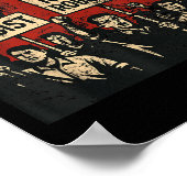 Die Widerstandskräfte sagen nein zu Robotern und a Poster (Ecke)