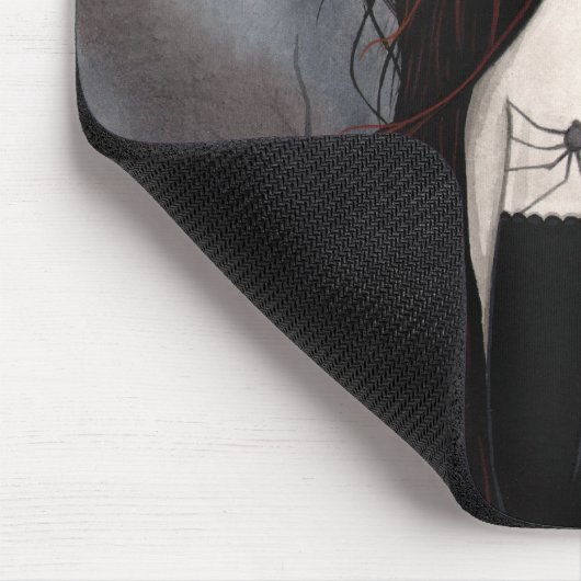 Die Widow Gothic Fantasy Mousepad (Ecke)