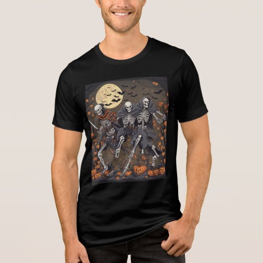 Die Wiederauferstehungsschlacht Halloween Tri-Blend Shirt (Vorderseite)