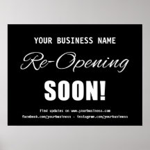 Die Wiedereröffnung der Geschäfte in Kürze