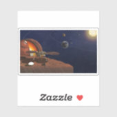 Die Wiedergeburt der Erkennungslander durch den Kü Aufkleber (Blatt)