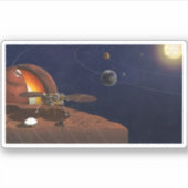 Die Wiedergeburt der Erkennungslander durch den Kü Aufkleber (Vorderseite)